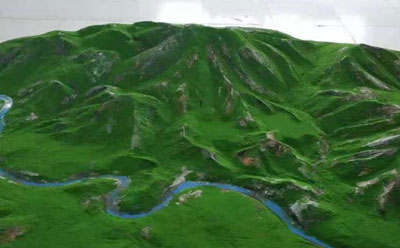 现代岷县岷县沙盘模型的优势