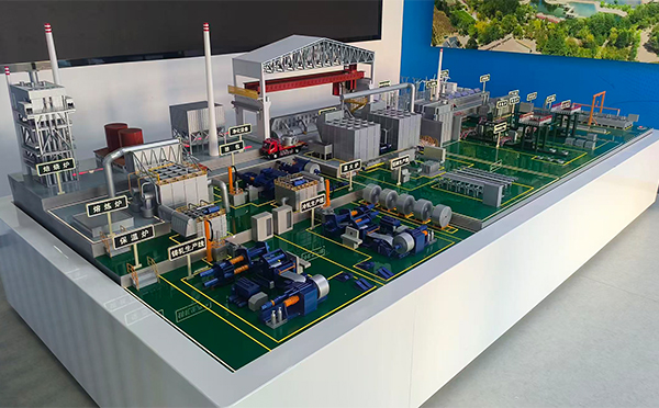 酒钢集团东铝厂-铝材生产线岷县机械模型